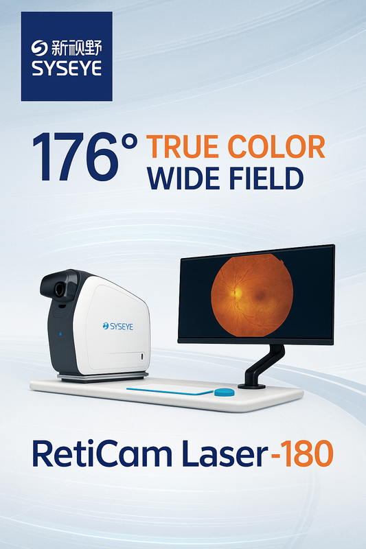 RetiCam 3100 Plus Câmera de Fundo de Campo Amplo de 176° com Resolução Óptica de 8μm e Monitor Colorido HD de 27 polegadas para Diagnóstico Oftalmológico